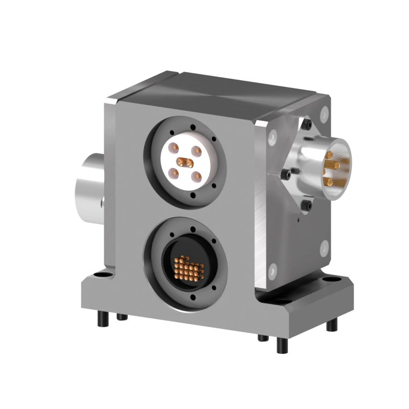 Robot-side view of the S-EM-R-E-A17-A6-B02-A tool changer for robot tool safety