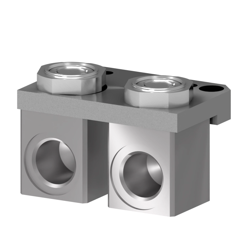 Robot-side view of the S-EM-R-U-2V1/2BS tool changer for tool