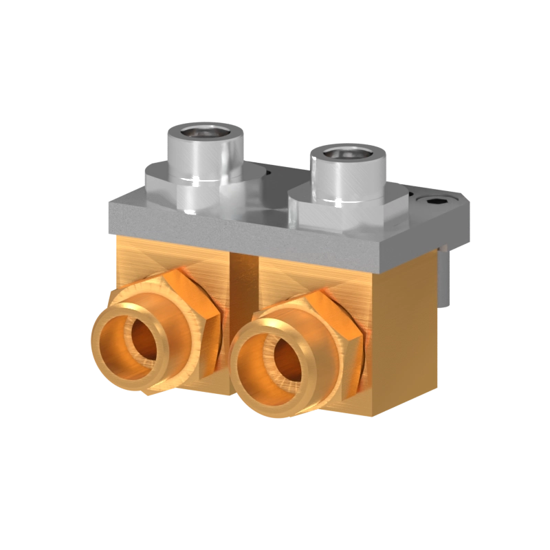 Robot-side view of the S-EM-R-U-2VE-2M20 tool changer for tool safety
