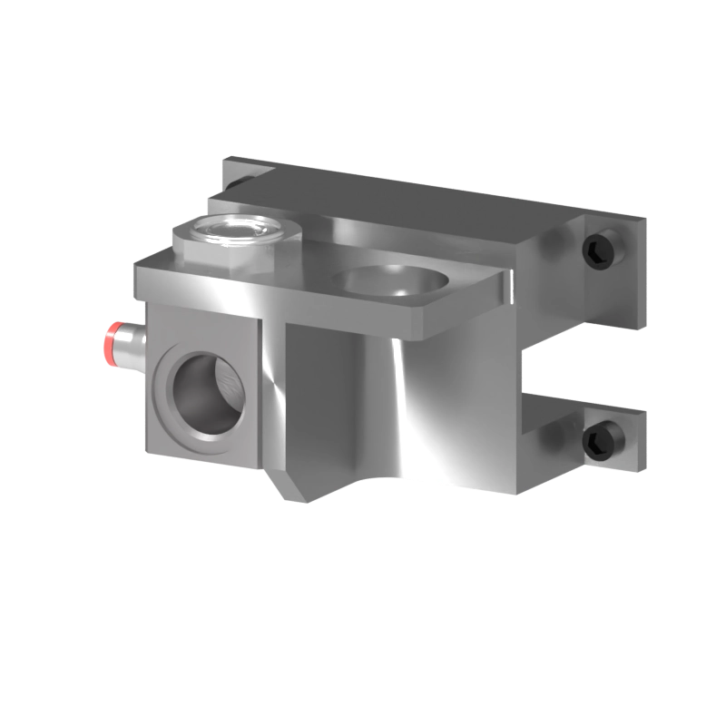 Robot-side view of the S-EM-R-U-SP-1V1/2BS-1V6 tool changer for robot tool safety