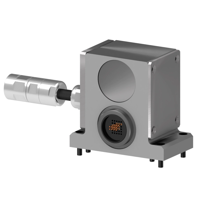 Robot-side view of the S-EM-T-E-ARP-M23.19 tool changer for tool safety