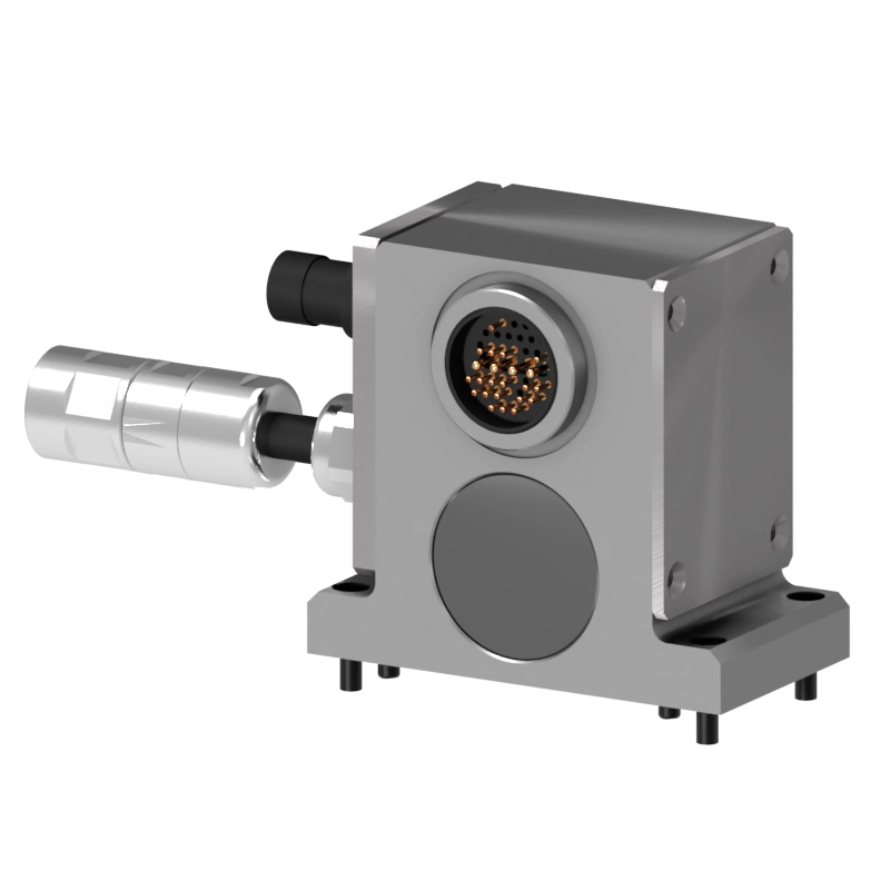 Robot-side view of the S-EM-T-E-M23/19-COD tool changer for tool safety