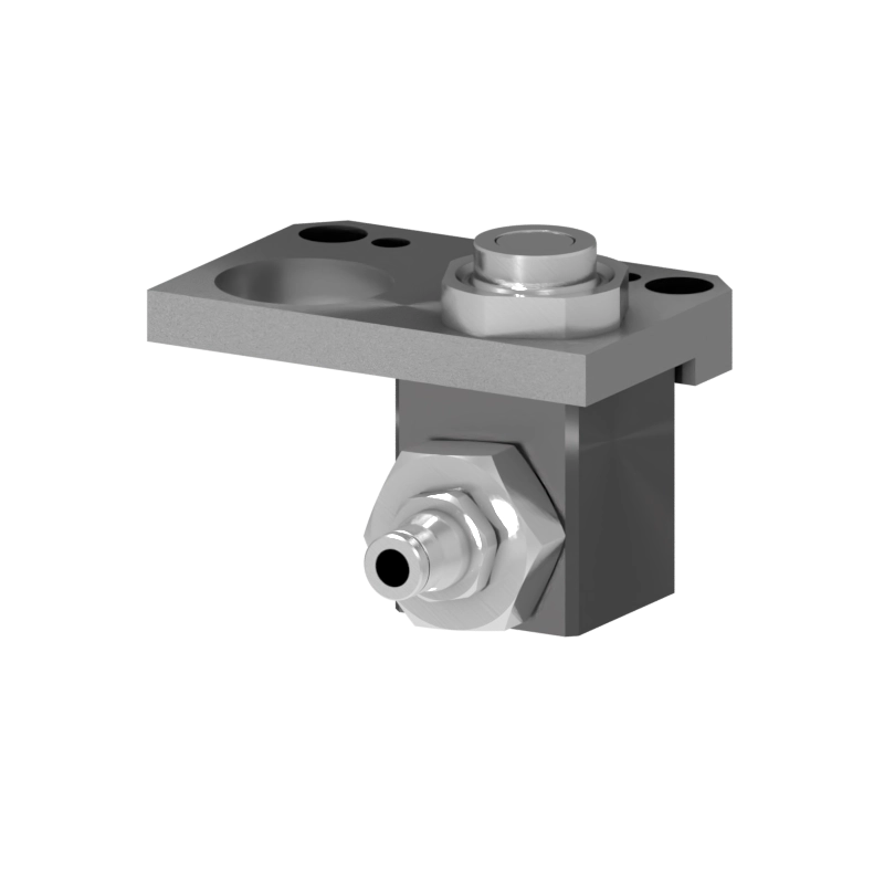 Robot-side view of the S-EM-T-U-1V8-6 tool changer for tool safety