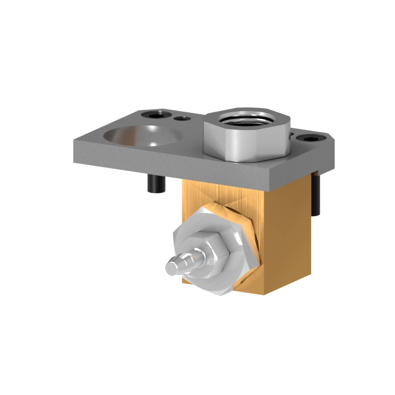Robot-side view of the S-EM-T-U-1VE-OIL-01 tool changer for tool safety