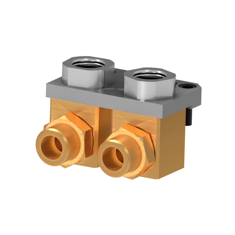 Robot-side view of the S-EM-T-U-2VE-2M20 tool changer for tool safety