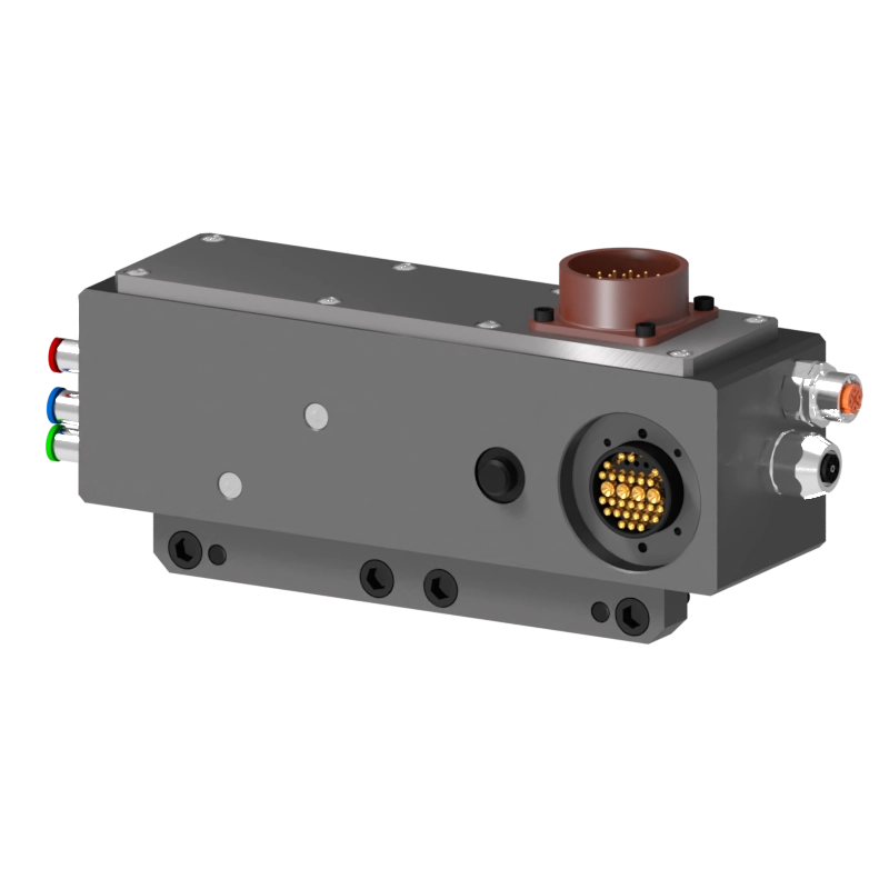 Robot-side view of the S.1-EM-R-E-3VS-B02-S tool changer for safety tool