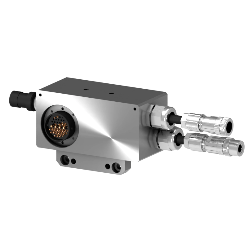 Robot-side view of the S.1-EM-T-E-PNT-3VS-M12L tool changer for tool safety