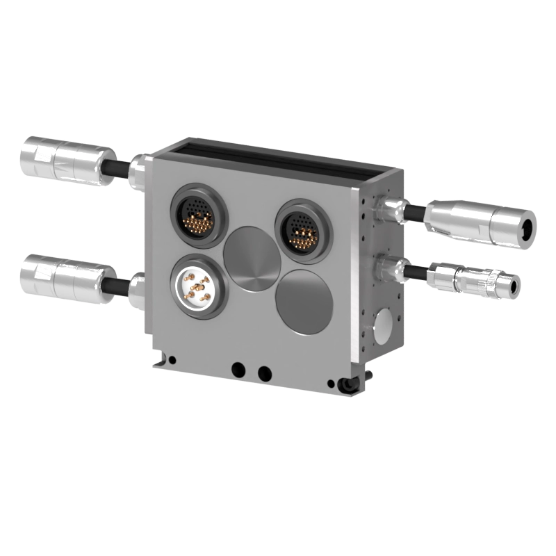 Robot-side view of the S.5-EM-T-E-IC8-IC12-7/8-M8D tool changer for tool safety