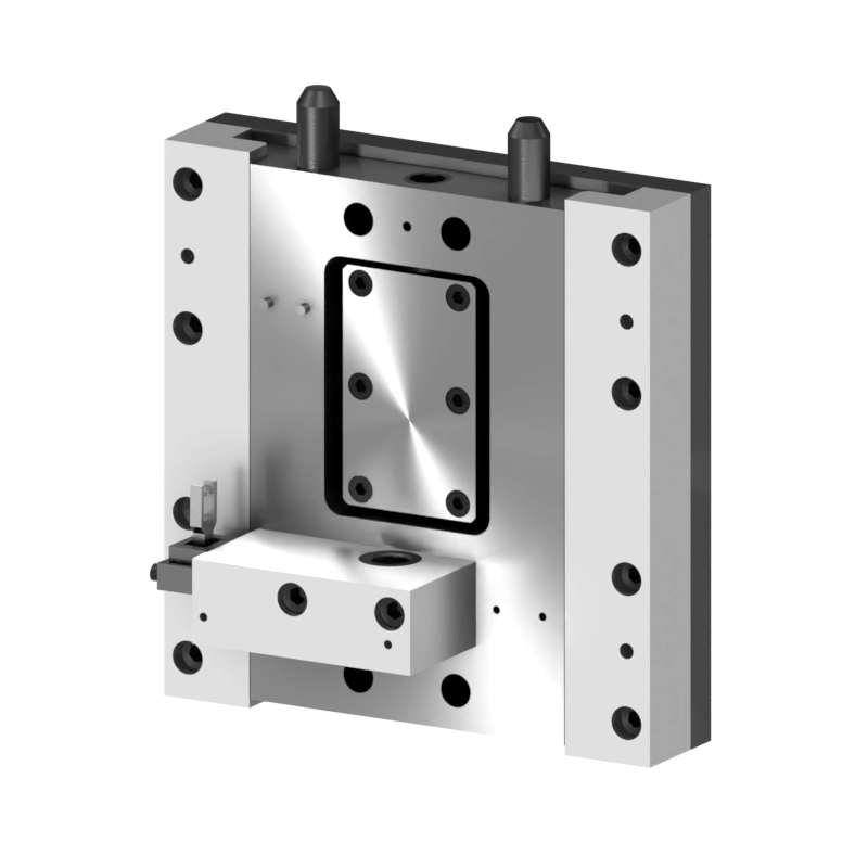 Robot-side view of the XCF-CA-MMC-NP-NET-02 tool changer for safety tool