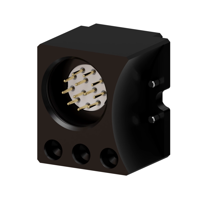 Robot-side view of the MEK063-3PM5-1E12 tool changer for tool quick connection robust
