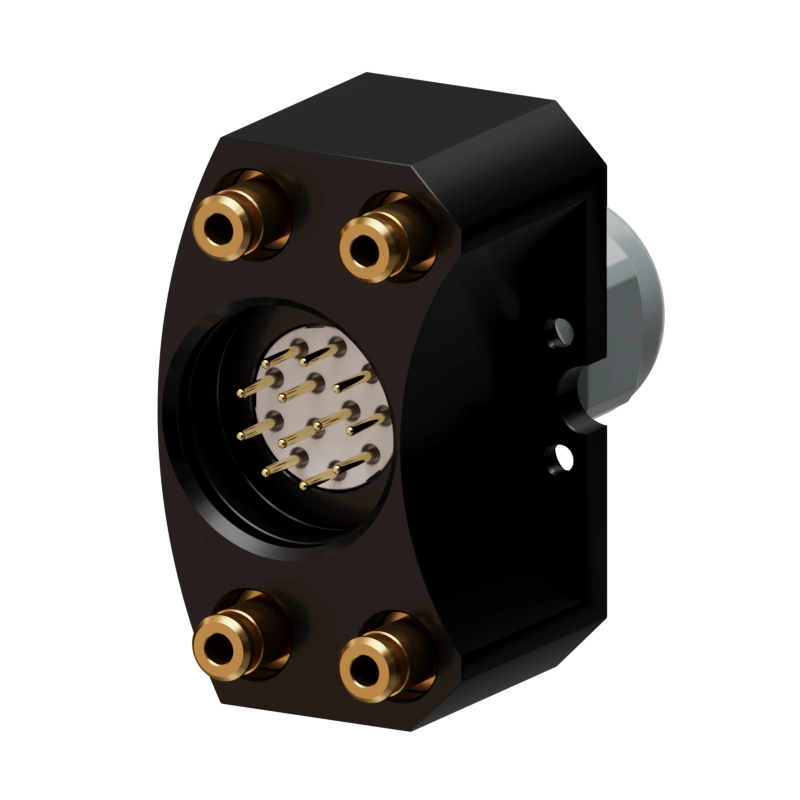 Robot-side view of the MEK063 tool changer for robust tool quick connection