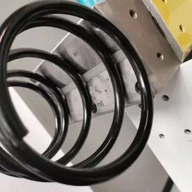 Robotic handling of springs with magnetic gripper